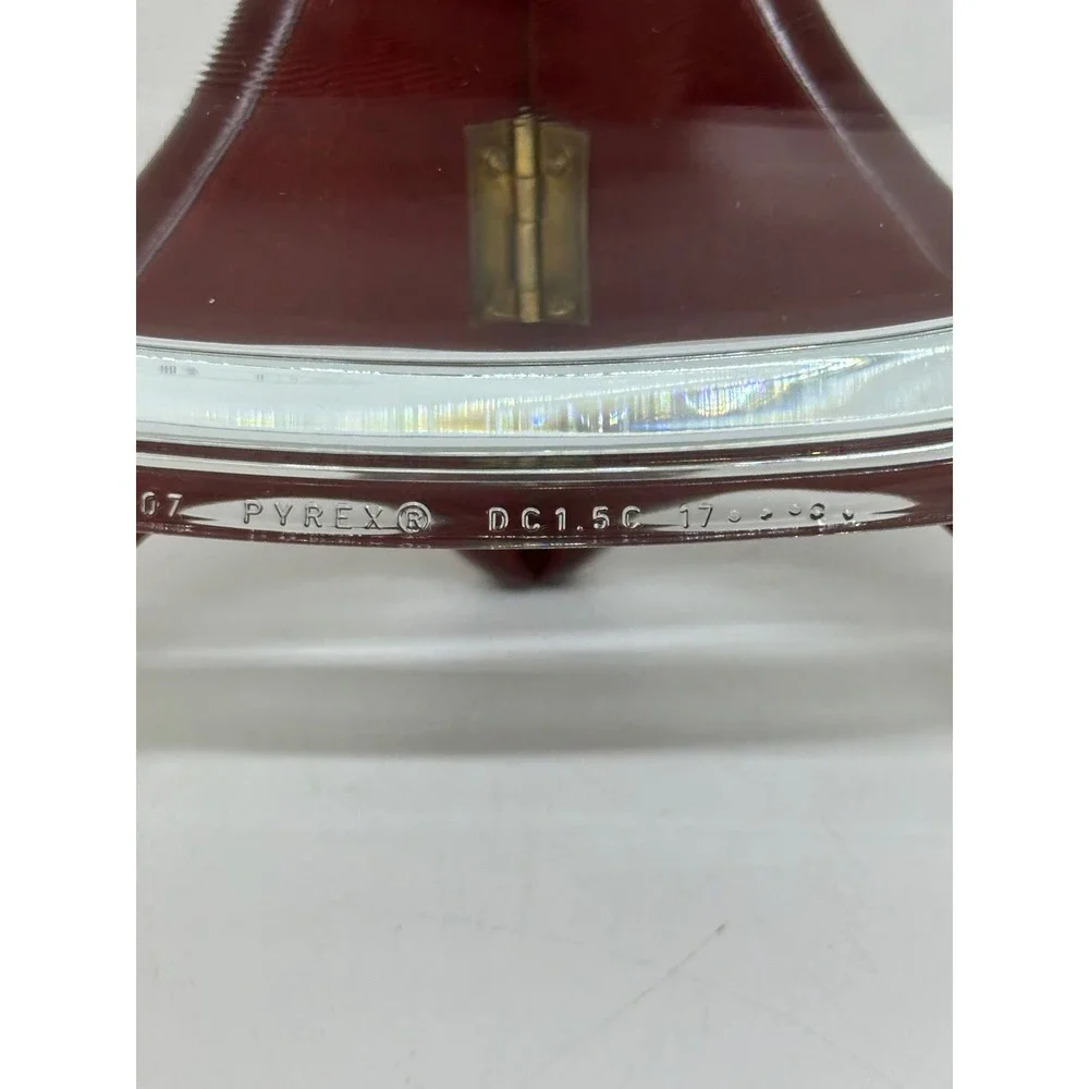 VTG Pyrex Casserole Lid Clear Glass Oval Replacement DC 1.5 C 17 10.25